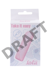 Розовая перезаряжаемая вибропуля Gala