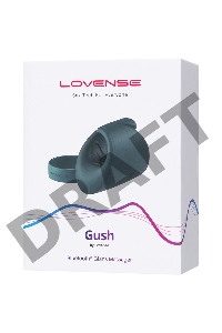 Мастурбатор нереалистичный LOVENSE Gush, силикон, голубой, 8,6 см