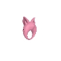 Перезаряжаемое кольцо для клиторальной стимуляции MiMi Animals Kitten Kiki Pink 7200-01lola
