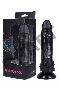 Фаллоимитатор на присоске №10, черный