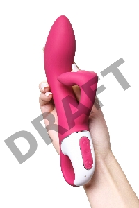 Нереалистичный вибратор Satisfyer Embrace me, силикон, красный