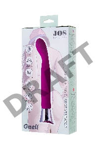 Стимулятор для точки G JOS GAELL, с гибкой головкой, силикон, фиолетовый, 21,6 см.