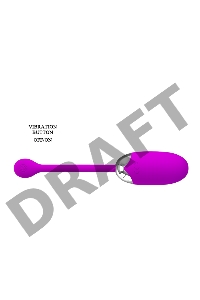 Виброяйцо BROOK 12 режимов вибрации, L 75 мм D 33 мм, фиолетовый арт. BI-014525