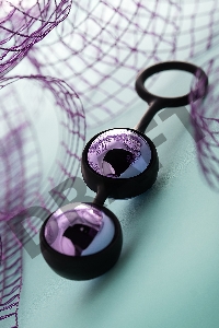 Вагинальные шарики TOYFA A-Toys Raspy, ABS пластик, фиолетовый, 14 см