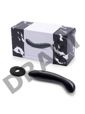 Массажер для G-точки le WAND Crystal G-Wand черный обсидиан