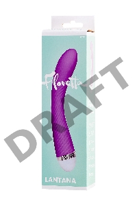 Вибратор Flovetta by Toyfa Lantana, силикон, фиолетовый, 22 см