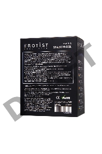 Анальная втулка Erotist Spade M, сайлекспан, чёрный, 10 см