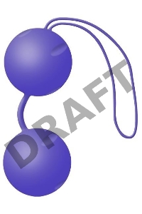 Фиолетовые вагинальные шарики Joyballs Trend