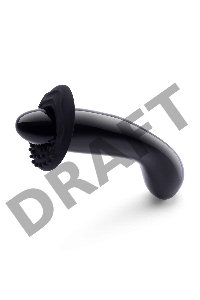 Массажер для G-точки le WAND Crystal G-Wand черный обсидиан