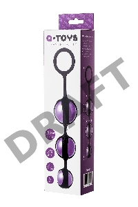 Вагинальные шарики TOYFA A-Toys Hony, ABS пластик, фиолетовый, 18,5 см