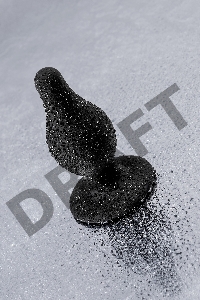 Анальная втулка Erotist Spade M, сайлекспан, чёрный, 10 см