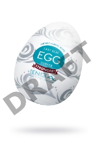 Нереалистичный мастурбатор TENGA №12 Surfer, TPE, белый, 6,1 см