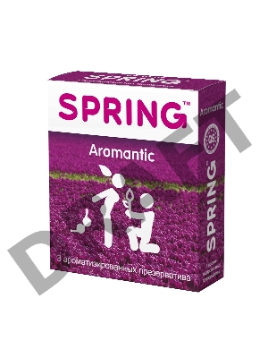 Презервативы Spring Aromantic, ароматизированные, латекс, 17,5 см, 3 шт