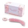 Массажер для G-точки le WAND Crystal G-Wand розовый кварц