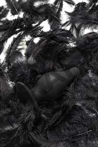 Анальная втулка Erotist Spade M, сайлекспан, чёрный, 10 см