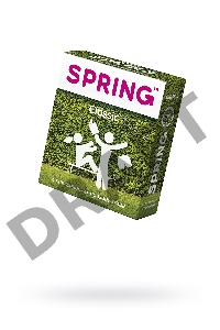 Презервативы Spring Classic, классические, латекс, 17,5 см, 3 шт