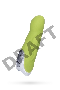 Вибратор TOYFA Dolce Jaxon, силикон, зеленый, 12,5см