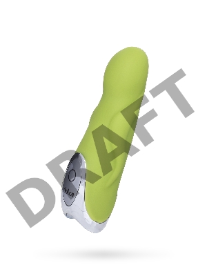 Вибратор TOYFA Dolce Jaxon, силикон, зеленый, 12,5см