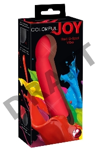 Красный G-стимулятор Red G-Spot Vibe - 17 см.