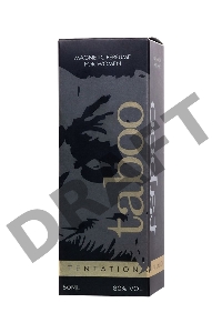 Туалетная вода с афродизиаками RUF Taboo Tentation для женщин, 50 мл