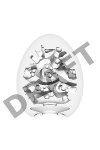 Нереалистичный мастурбатор TENGA №12 Surfer, TPE, белый, 6,1 см