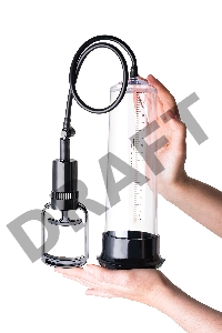 Помпа для пениса TOYFA A-Toys, PVC, прозрачный, 27,5 см