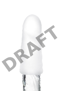 Нереалистичный мастурбатор TENGA №12 Surfer, TPE, белый, 6,1 см