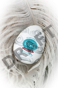 Нереалистичный мастурбатор TENGA №12 Surfer, TPE, белый, 6,1 см