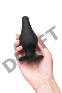 Анальная втулка Erotist Spade L, сайлекспан, чёрный, 11 см