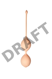 Шарики Кегеля со смещенным центром тяжести Delta, 3,5 x 20 см , цвет слоновая кость