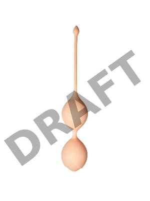 Шарики Кегеля со смещенным центром тяжести Delta, 3,5 x 20 см , цвет слоновая кость