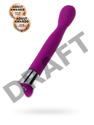 Стимулятор для точки G JOS GAELL, с гибкой головкой, силикон, фиолетовый, 21,6 см.