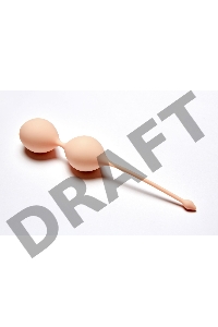 Шарики Кегеля со смещенным центром тяжести Delta, 3,5 x 20 см , цвет слоновая кость