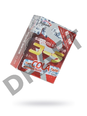 Презервативы латексные Sagami Xtreme Cola №3