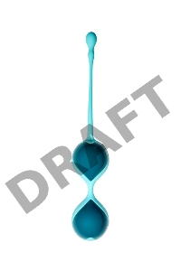 Шарики Кегеля со смещенным центром тяжести Orion, 3,3 x 19 см , цвет морская волна