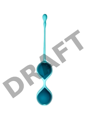 Шарики Кегеля со смещенным центром тяжести Orion, 3,3 x 19 см , цвет морская волна