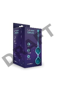 Шарики Кегеля со смещенным центром тяжести Orion, 3,3 x 19 см , цвет морская волна