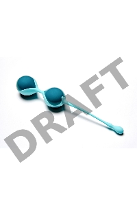 Шарики Кегеля со смещенным центром тяжести Orion, 3,3 x 19 см , цвет морская волна