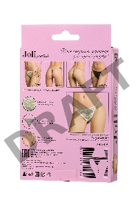 Трусики со стразами Joli Lillian, белый, OS