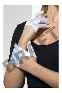 Короткие атласные перчатки (Fever)