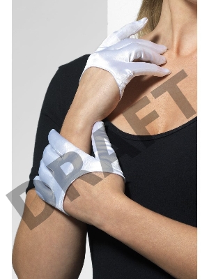 Короткие атласные перчатки (Fever)