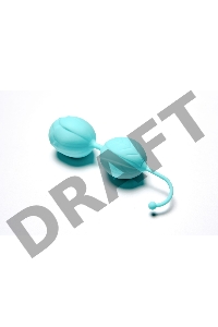 Шарики Кегеля со смещенным центром тяжести Sirius, 3,5 x 14 см , цвет аквамарин
