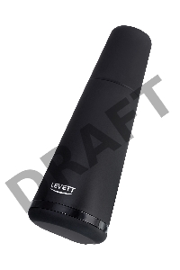 Мастурбатор Levett Zyra, TPE, черный, 22 см