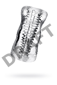 Мастурбатор нереалистичный Lingam by TOYFA  Asha, TPE, прозрачный, 14 см