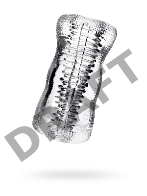 Мастурбатор нереалистичный Lingam by TOYFA  Asha, TPE, прозрачный, 14 см