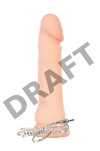 Ротатор TOYFA RealStick Elite на присоске, телесный, SoftSkin, 7 режимов вращения, 18 см