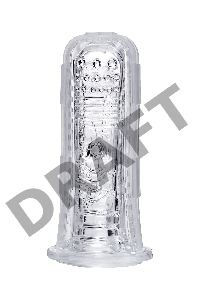 Мастурбатор Levett Zyra, TPE, черный, 22 см