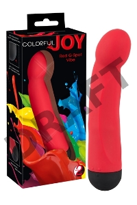 Красный G-стимулятор Red G-Spot Vibe - 17 см.