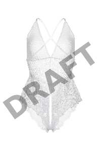 Боди Candy Girl Senna, белое, XL