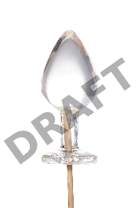 Леденец Sosuчki, «Анальная втулка большая Pina colada», прозрачный 47гр.